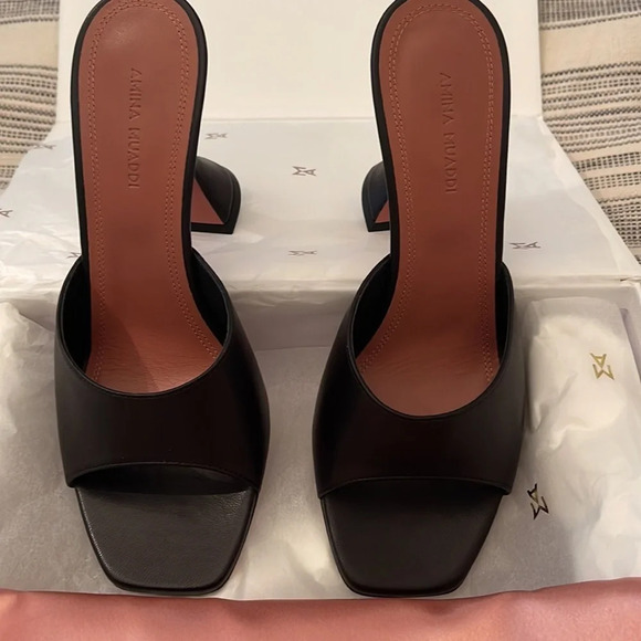 Amina Muaddi Lupita Heels size 38.5 - Picture 6 of 12